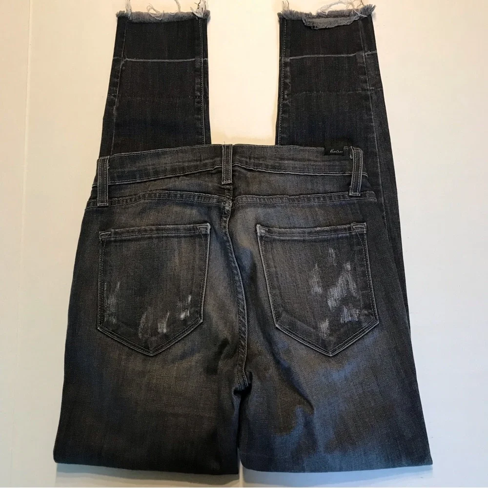 Kancan Mid-Rise Ankle Skinny Stretch Jeans In Aetius Sz 27.